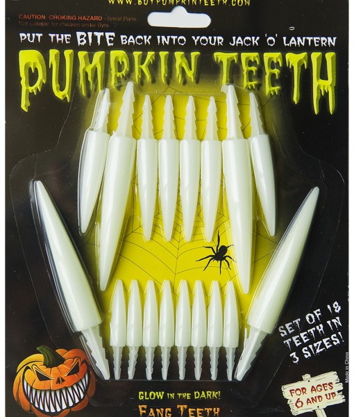 Glow-in-the-Dark Fang Teeth