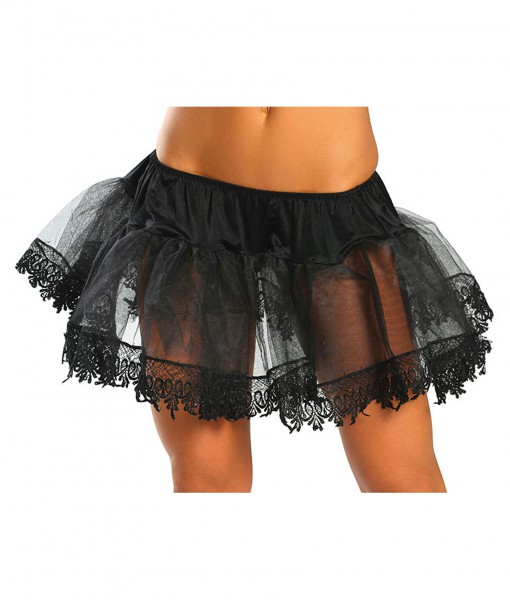 Sexy Black Petticoat Slip