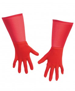 Kids Red Superhero Gloves
