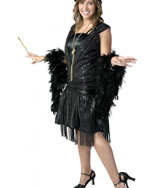 Black Jazz Flapper Costume