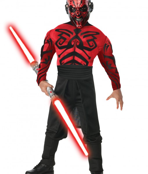 Child Deluxe Muscle Chest Darth Maul Costume