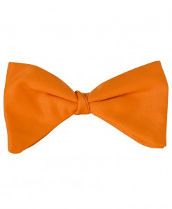 Orange Tuxedo Bow Tie