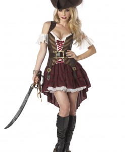 Plus Size Sexy Swashbuckler Captain Costume
