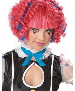 Sassy Spirals Clown Wig