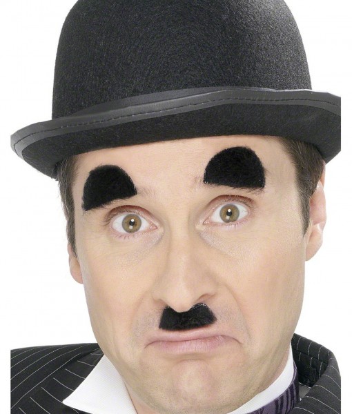 Charlie Chaplin Mustache and Eyebrows