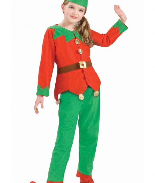 Kids Christmas Elf Costume