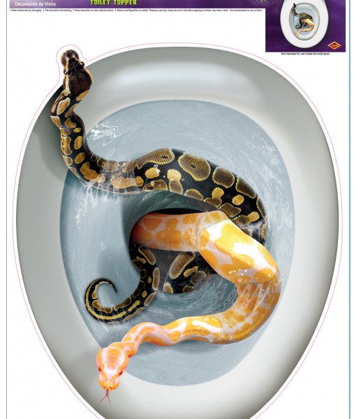Snake Toilet Topper