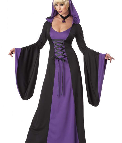 Deluxe Purple Hooded Robe