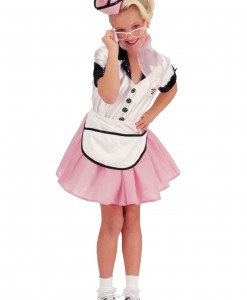 50s Child Soda Pop Girl Costume
