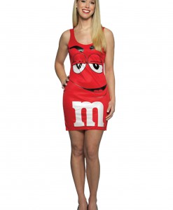 Teen M&M Red Tank Dress