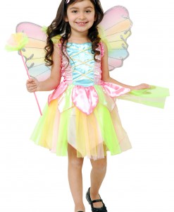Child Rainbow Princess Fairy Costume