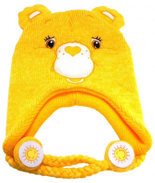 Yellow Carebears Laplander Hat