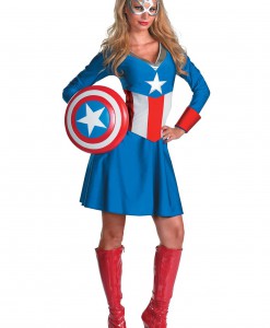 Women's Captain America Costume