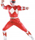 Adult Deluxe Red Power Ranger Costume