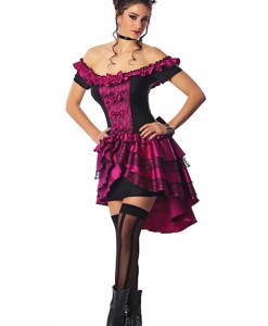 Violet Dance Hall Queen Costume