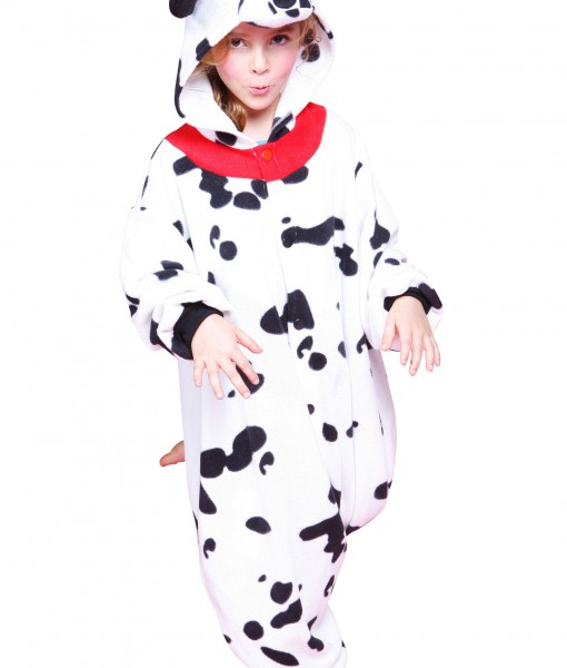 Kids Dalmatian Pajama Costume