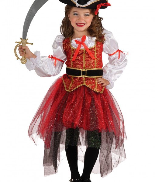 Girls Princess Sea Pirate Costume