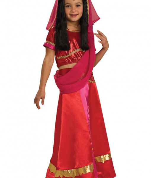 Girls Bollywood Princess Costume
