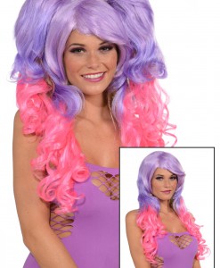 Purple/Pink 3 Piece Wig