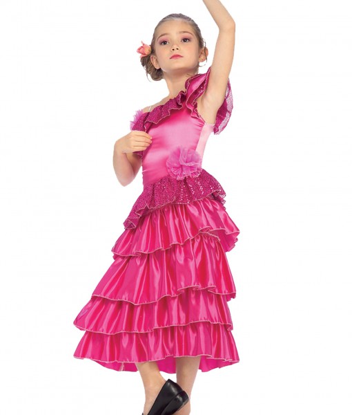 Child Pink Spanish Princess Costume