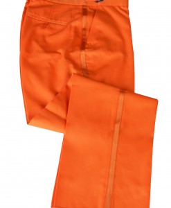 Orange Tuxedo Pants