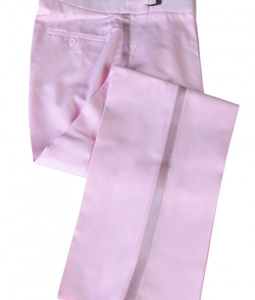 Pink Tuxedo Pants