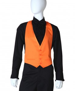 Orange Tuxedo Vest