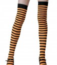 Black / Orange Striped Stockings