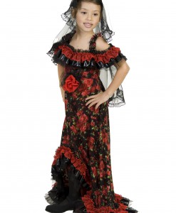 Red Rose Spanish Dancer Costume