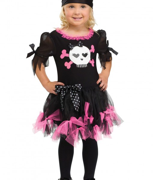 Toddler Sally Skully Pirate Costume