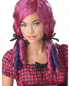 Pink / Purple Doll Curls Wig