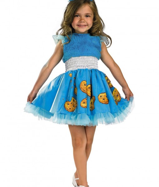Girls Frilly Cookie Monster Costume