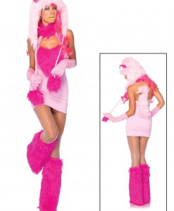 Pink Puff Monster Costume