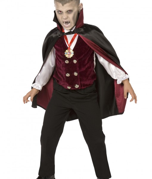 Boy Child Deluxe Vampire Costume