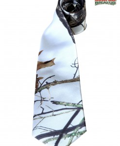 White Mossy Oak Self-Tie Windsor