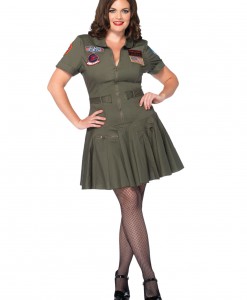 Plus Size Top Gun Flight Dress
