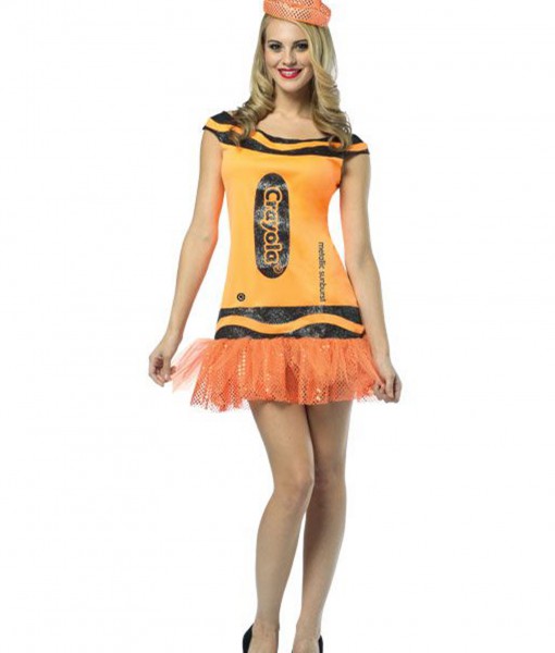 Women's Crayola Glitz Orange Dress