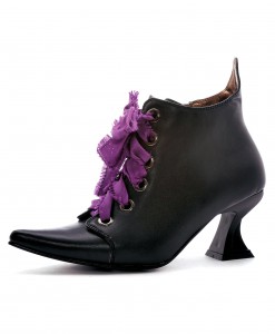 Womens Lace Up Witch Shoes