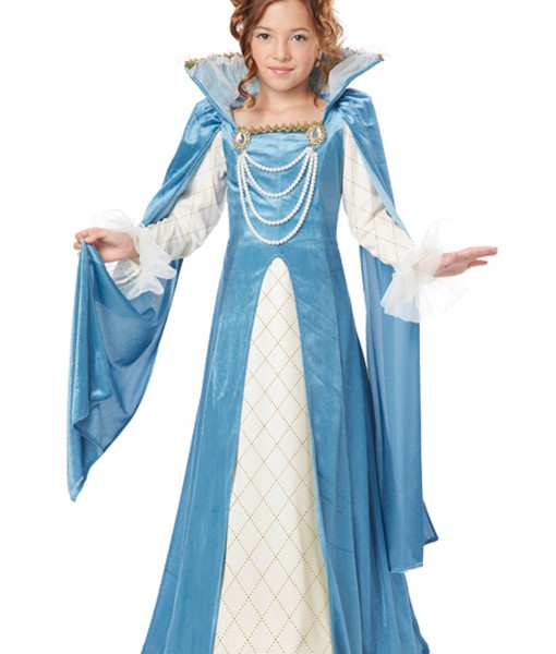 Girls Renaissance Queen Costume
