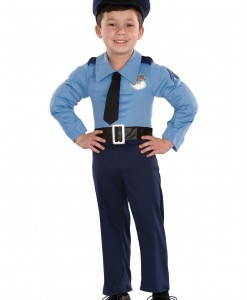 Toddler Muscle Chest Police Costume