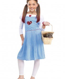Girls Sequin Heart Kansas Girl Costume