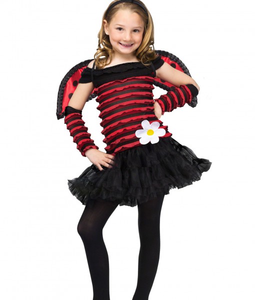 Girls Little Lady Bug Costume