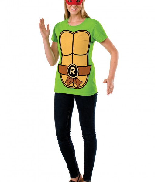 TMNT Women's Raphael Costume Top