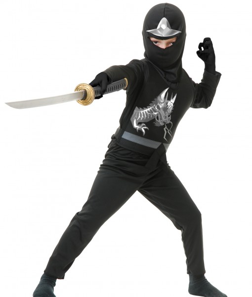 Child Ninja Avengers Series II Black Costume