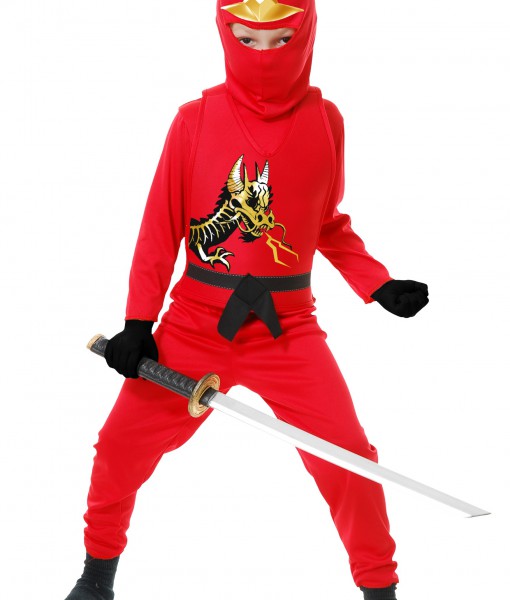 Child Ninja Avengers Series II Red Costume