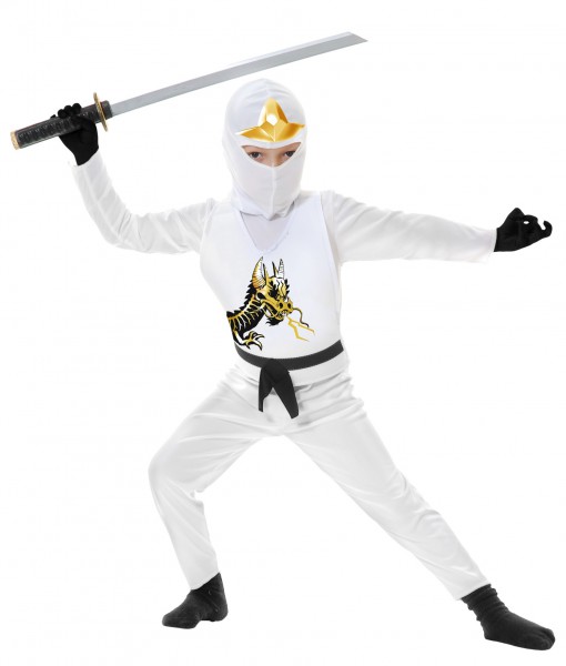 Child Ninja Avengers Series II White Costume