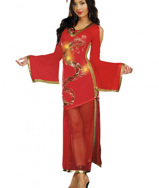 Women's Dragon Mistress Geisha Costume
