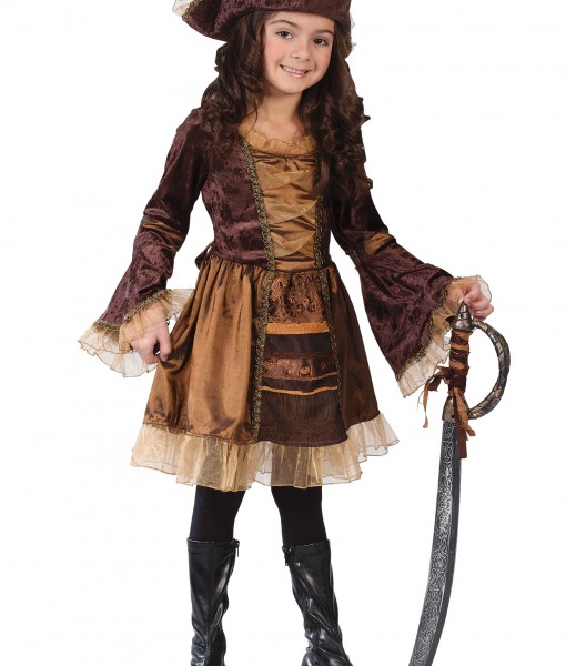 Child Sassy Victorian Pirate Costume