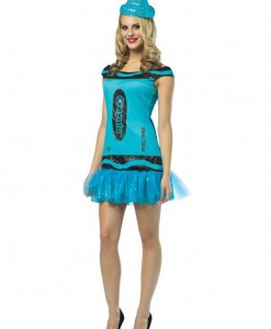 Teen Crayola Steel Blue Glitz Dress