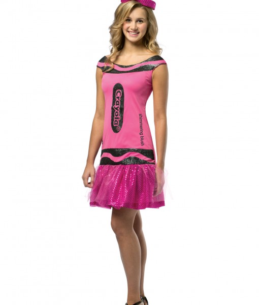 Teen Crayola Blush Glitz Dress